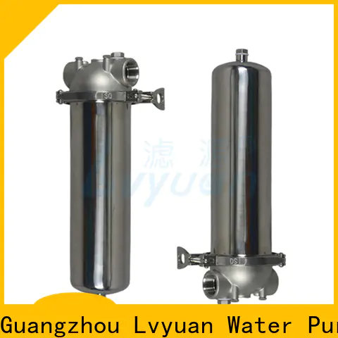 Lvyuan porous stainless steel bag filter housing with core for sea water desalination