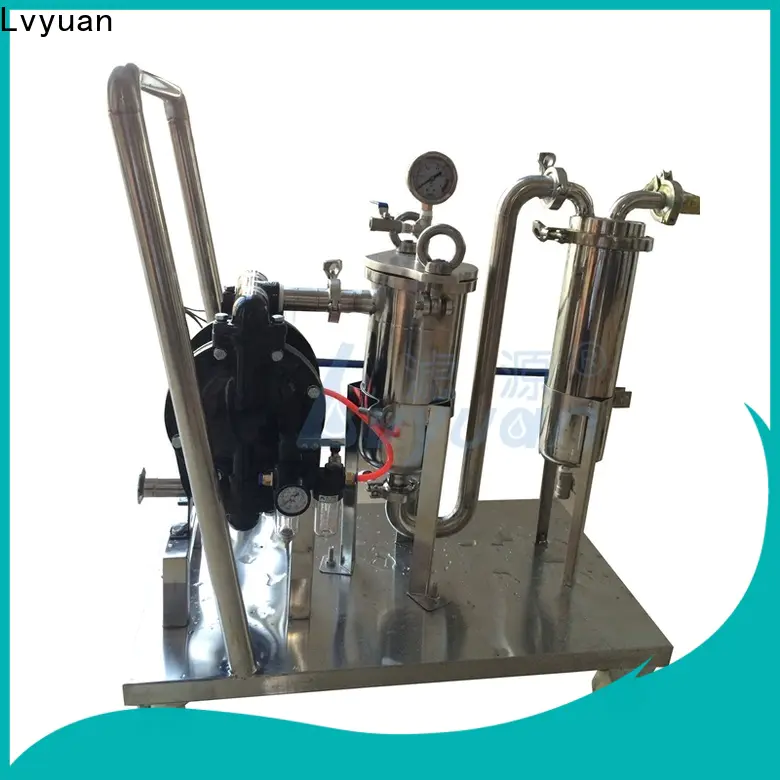 Lvyuan efficient stainless steel filter housing with core for sea water desalination