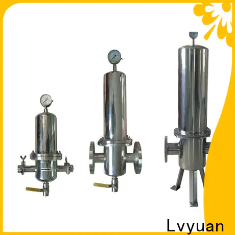 Lvyuan titanium stainless steel water filter housing manufacturer for industry