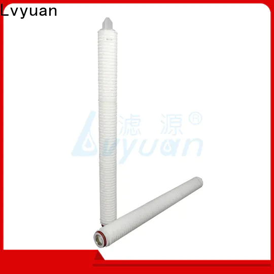 Lvyuan water pleated filter cartridge suppliers supplier for liquids sterile filtration