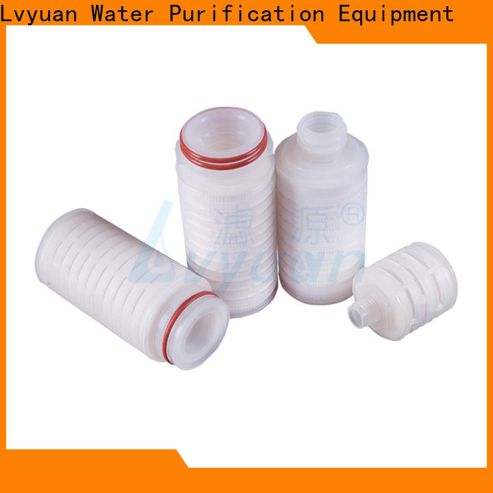 pvdf pleated filter element supplier for diagnostics