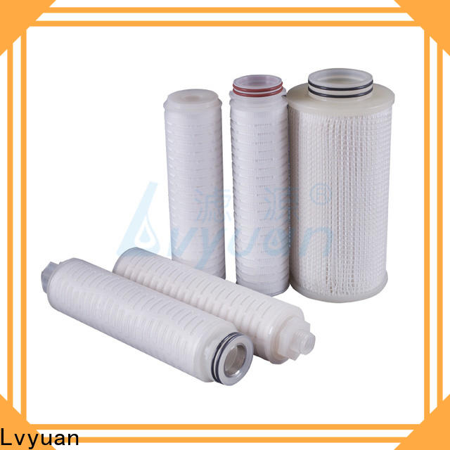 Lvyuan pleated water filter cartridge manufacturer for industry
