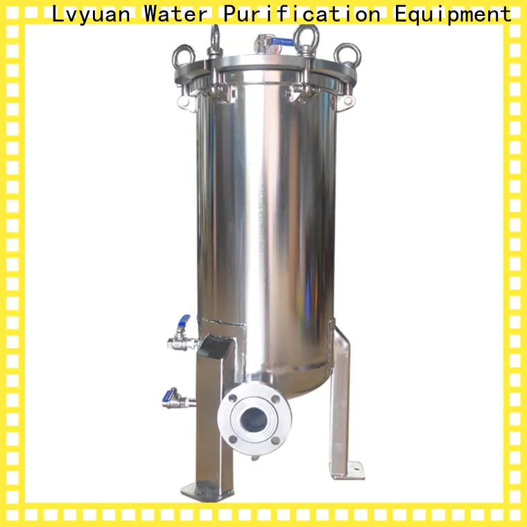 professional stainless steel bag filter housing housing for food and beverage