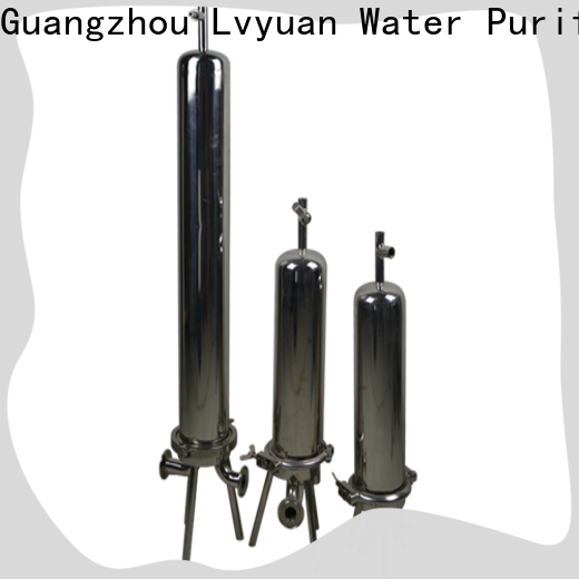 Lvyuan stainless steel bag filter housing with core for sea water treatment