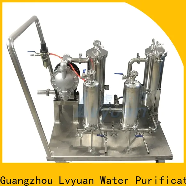 Lvyuan ss cartridge filter housing manufacturer for food and beverage