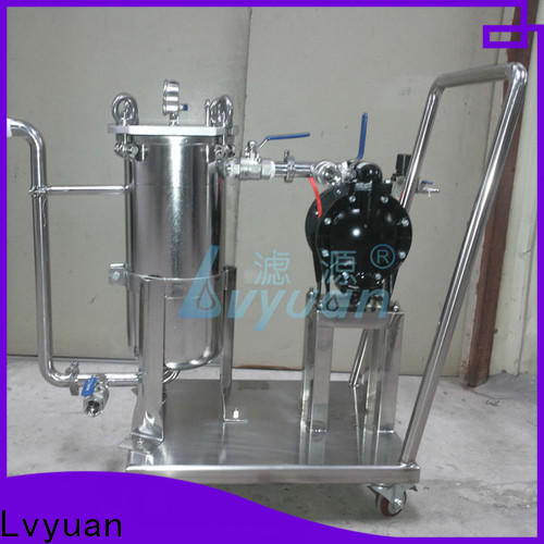 porous stainless steel bag filter housing with core for oil fuel