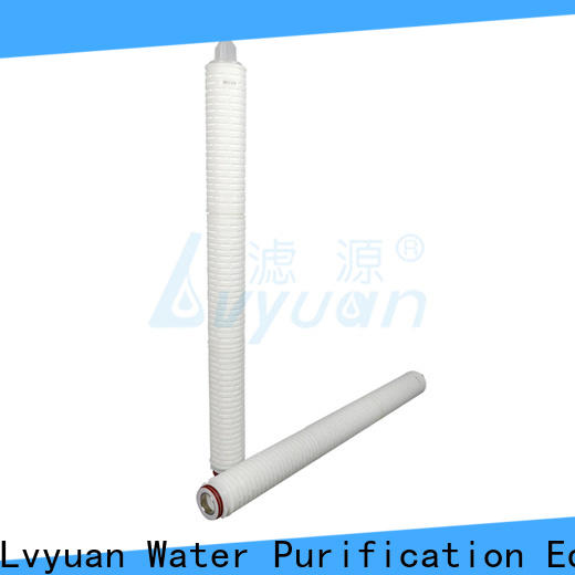 Lvyuan pes pleated water filter cartridge replacement for organic solvents