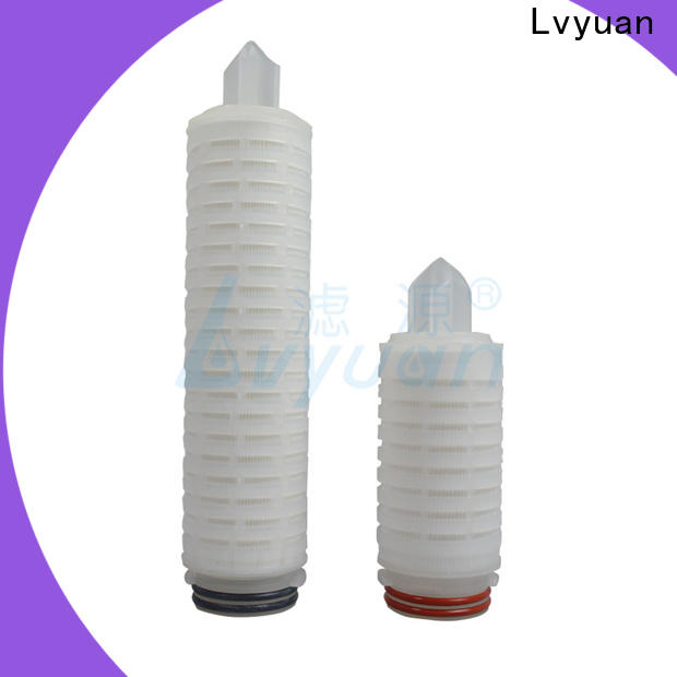 Lvyuan pvdf pleated filter cartridge suppliers manufacturer for diagnostics