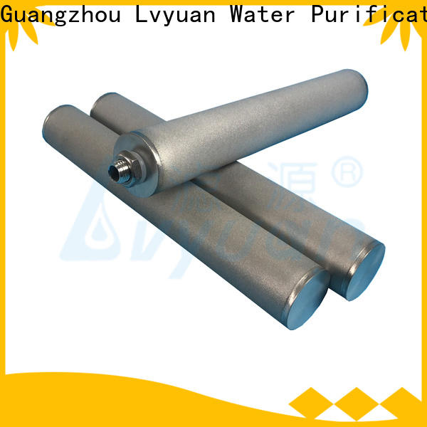 Lvyuan porous sintered plastic filter manufacturer for sea water desalination