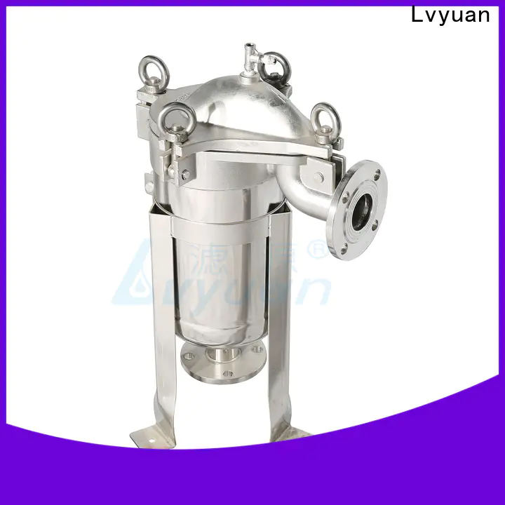 Lvyuan stainless steel bag filter housing with core for food and beverage
