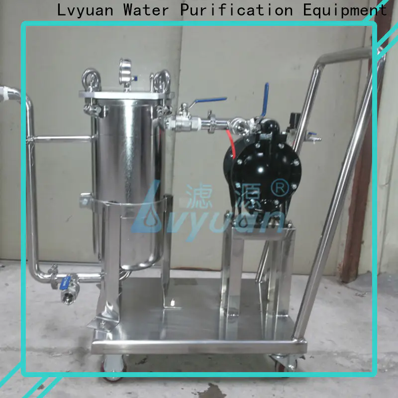 Lvyuan ss filter housing manufacturers with core for sea water desalination