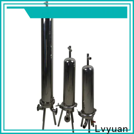 Lvyuan porous ss bag filter housing rod for sea water treatment