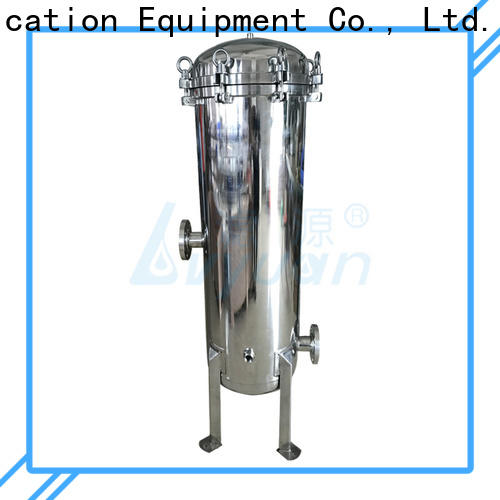 Lvyuan titanium stainless steel bag filter housing with fin end cap for sea water treatment