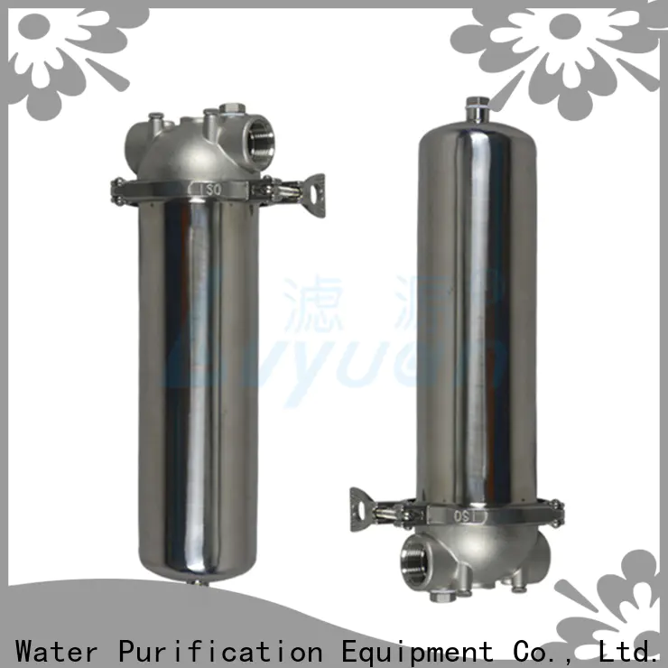efficient ss filter housing with fin end cap for industry