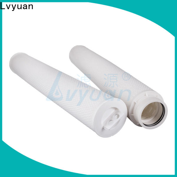 Lvyuan water high flow pleated filter cartridge manufacturer for industry