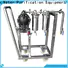 efficient stainless water filter housing with fin end cap for food and beverage