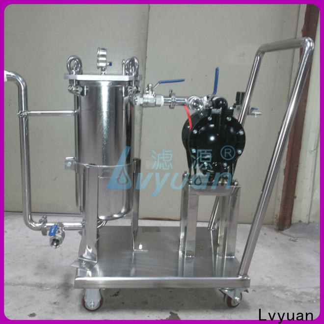 Lvyuan ss filter housing manufacturer for sea water treatment