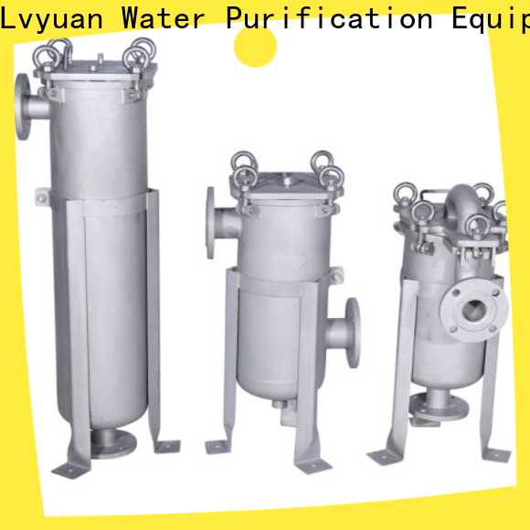 Lvyuan ss bag filter housing with fin end cap for oil fuel