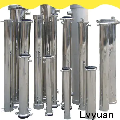 Lvyuan high end stainless steel bag filter housing rod for sea water desalination