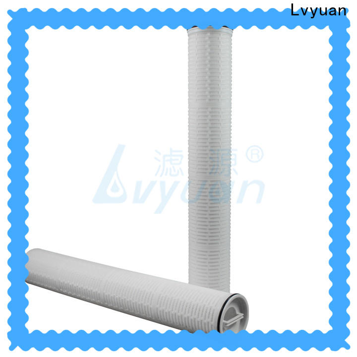 Lvyuan high flow pleated filter cartridge park for sea water desalination
