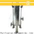 high end stainless steel bag filter housing with fin end cap for sea water desalination