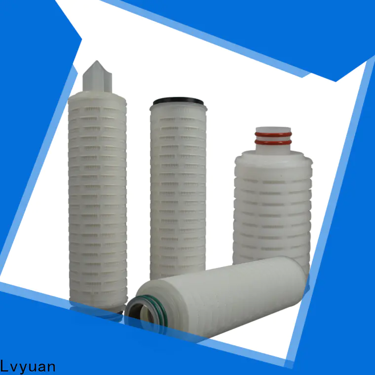 Lvyuan pleated water filter cartridge replacement for organic solvents