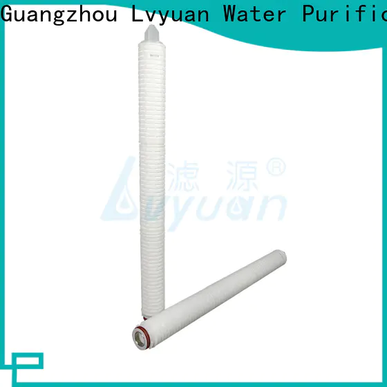 Lvyuan water pleated water filter cartridge supplier for sea water desalination