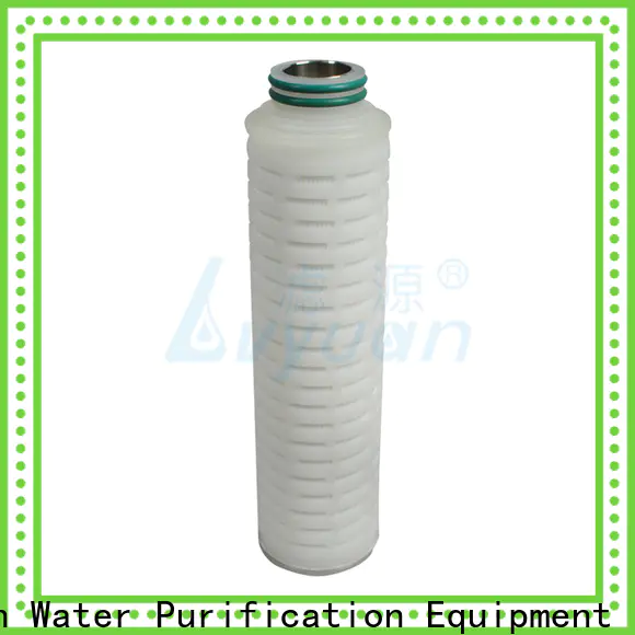 Lvyuan nylon pleated water filter cartridge supplier for organic solvents