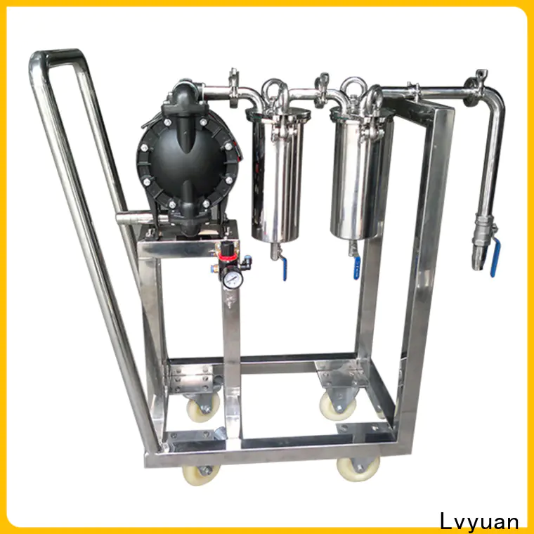 Lvyuan titanium ss filter housing manufacturers with fin end cap for oil fuel