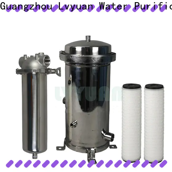 high end stainless steel cartridge filter housing housing for sea water treatment