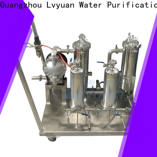 Lvyuan titanium ss cartridge filter housing with core for sea water treatment