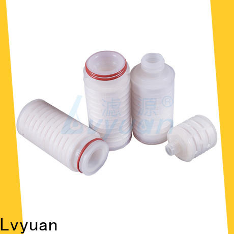 Lvyuan pleated water filter cartridge supplier for food and beverage