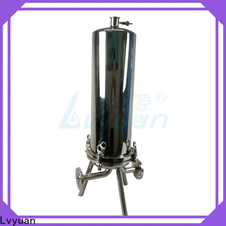 porous stainless steel bag filter housing with core for sea water desalination