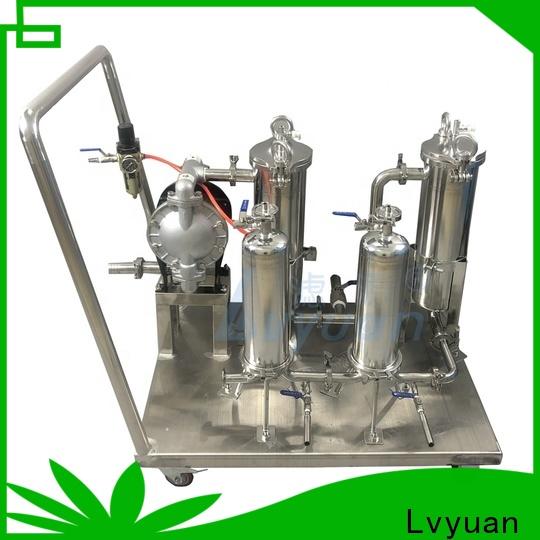 Lvyuan porous stainless steel cartridge filter housing manufacturer for oil fuel