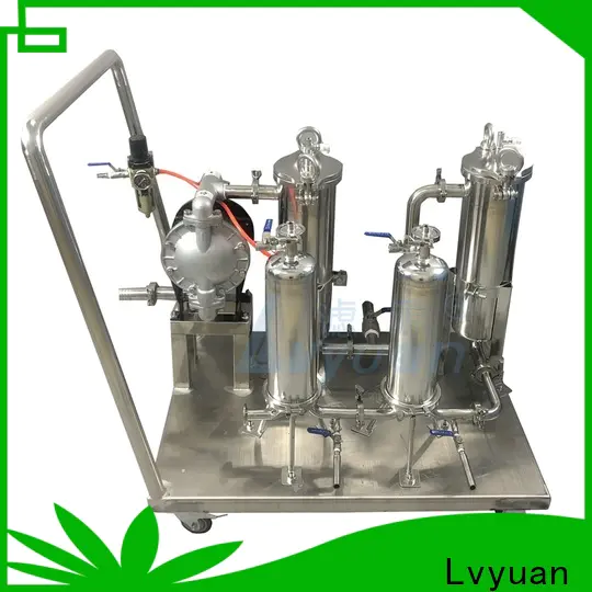 Lvyuan porous stainless steel cartridge filter housing manufacturer for oil fuel