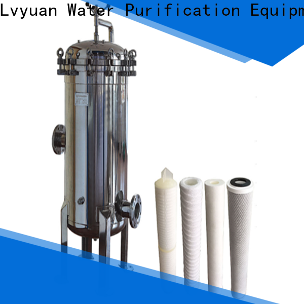 porous ss cartridge filter housing with core for oil fuel