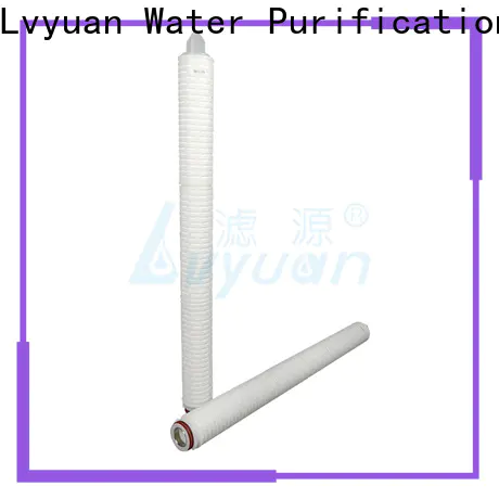 Lvyuan pleated water filters manufacturer for organic solvents