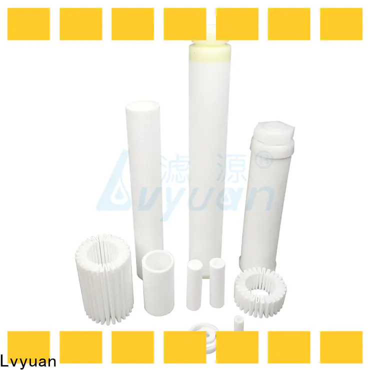 porous sintered filter cartridge rod for food and beverage
