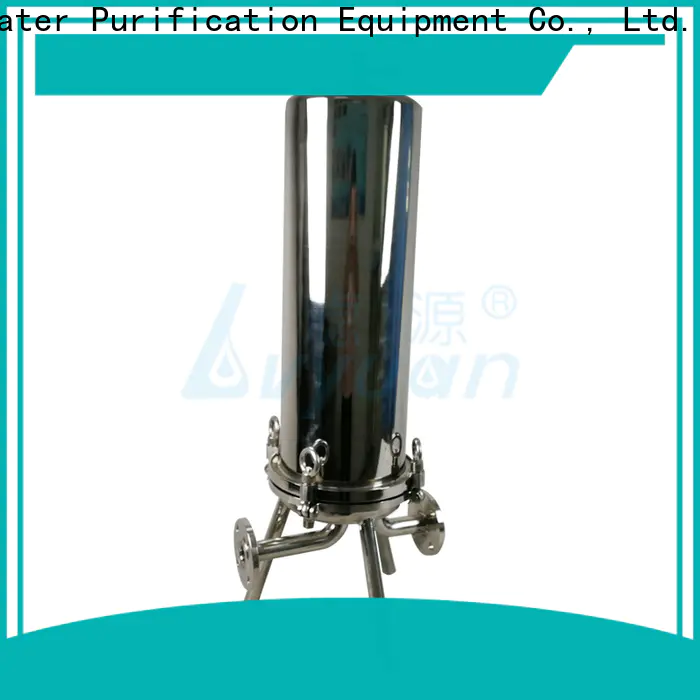porous stainless steel filter housing with core for food and beverage
