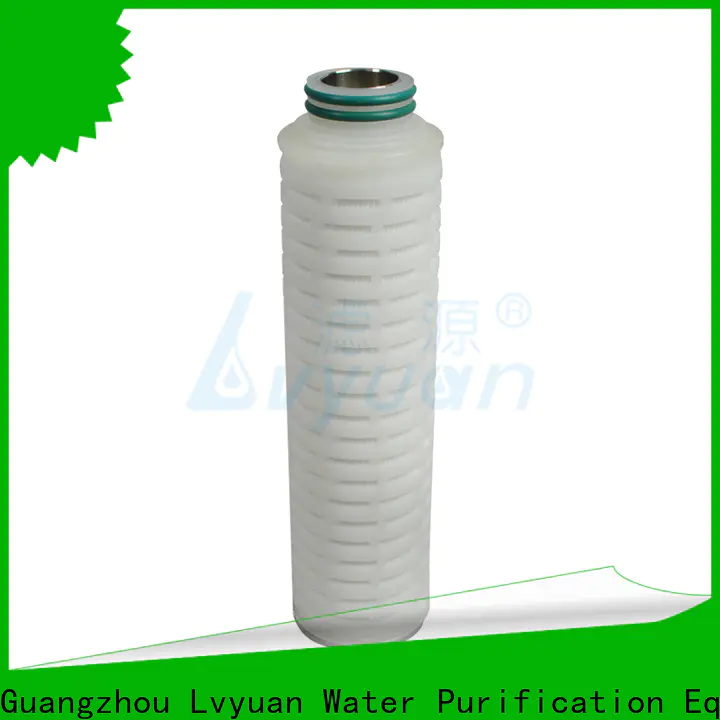 Lvyuan pleated water filter cartridge supplier for industry