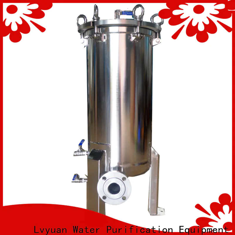 Lvyuan professional stainless steel cartridge filter housing housing for food and beverage