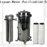 efficient stainless filter housing with fin end cap for food and beverage
