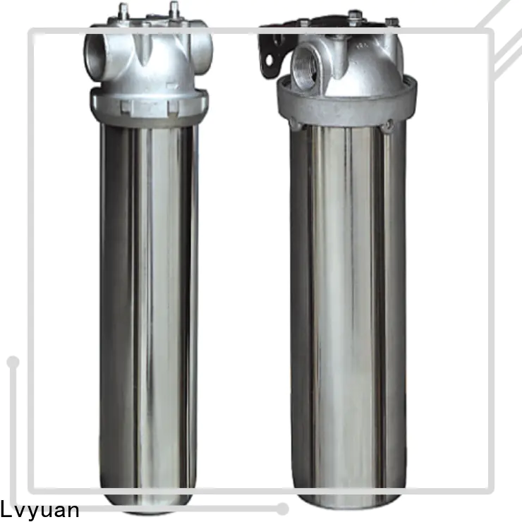 Lvyuan titanium stainless water filter housing with core for food and beverage