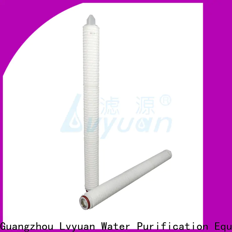 Lvyuan pleated water filter cartridge manufacturer for liquids sterile filtration
