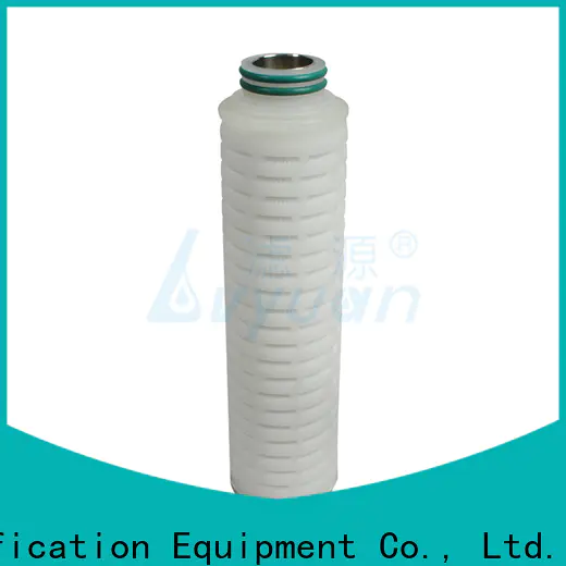 Lvyuan ptfe pleated filter element with stainless steel for industry