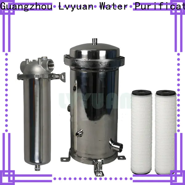 Lvyuan efficient stainless steel filter housing manufacturers with core for sea water treatment