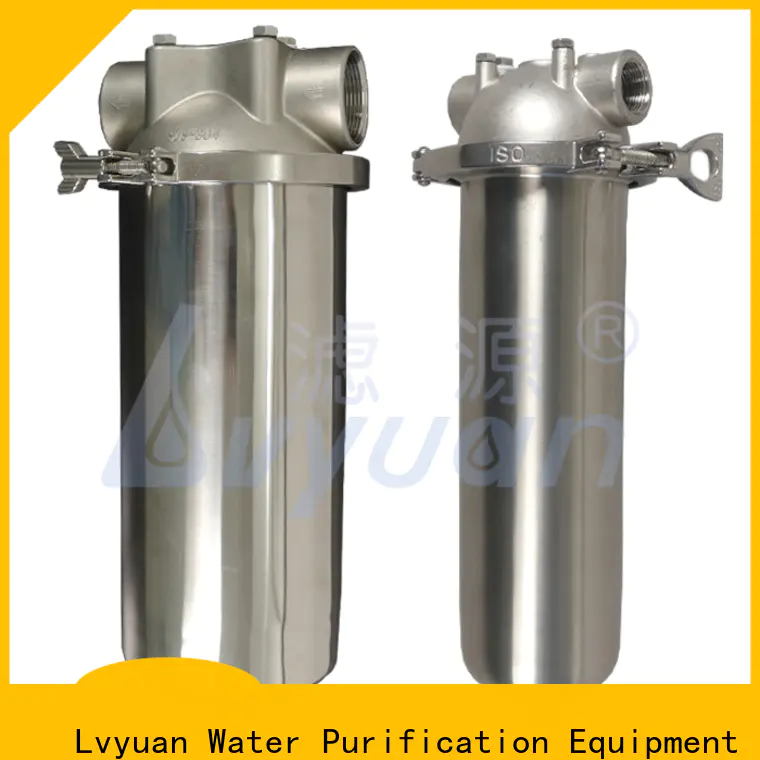 Lvyuan professional stainless steel cartridge filter housing rod for oil fuel