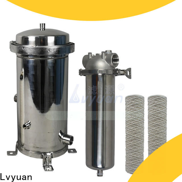 Lvyuan best stainless water filter housing with core for industry