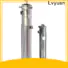 efficient stainless steel cartridge filter housing with fin end cap for sea water desalination