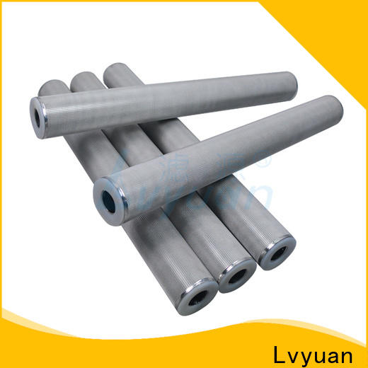 Lvyuan activated carbon sintered metal filters suppliers rod for food and beverage